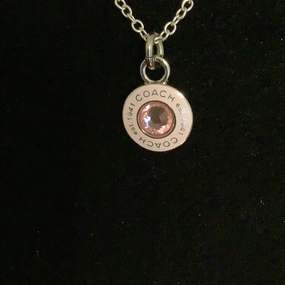 🦋 *NWOT* COACH silver necklace - Picture 2 of 4
